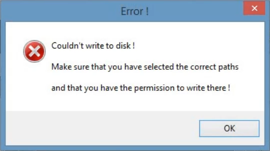 V-Ray 3.40.01 couldn't write to disk