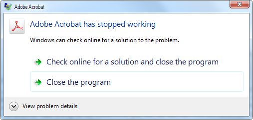 Sửa Lỗi Adobe Acrobat Has Stopped Working | VNC@re24h
