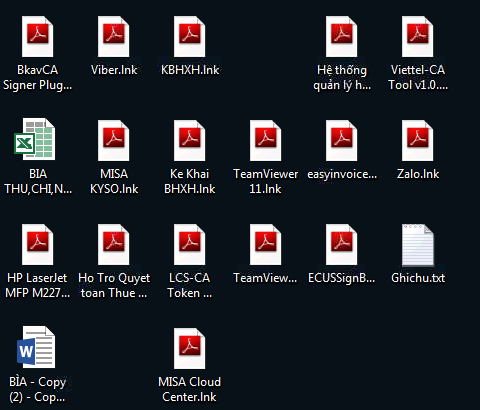 Sửa lỗi shortcut bị thay đổi icon